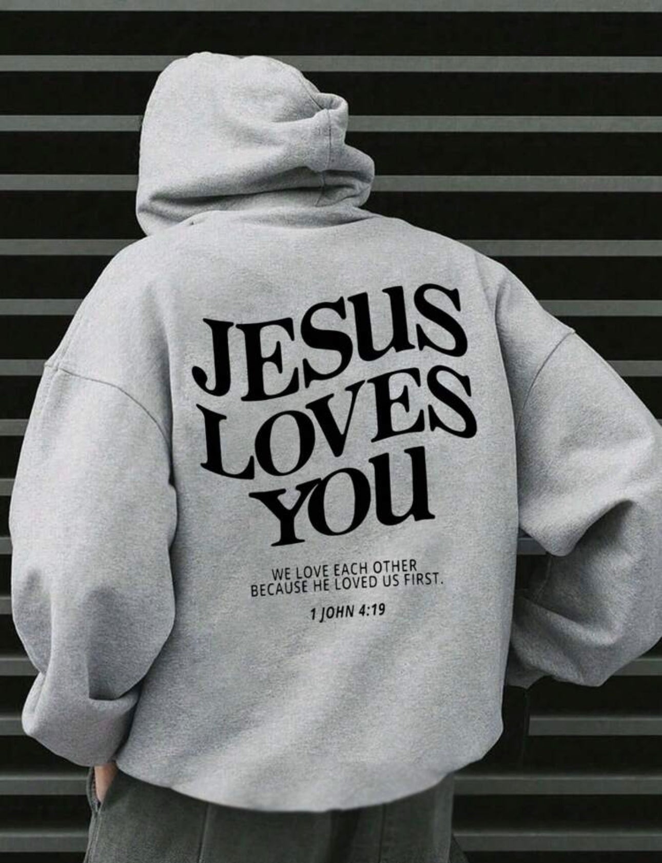 Alpha.Sweatshirts Jesus loves u