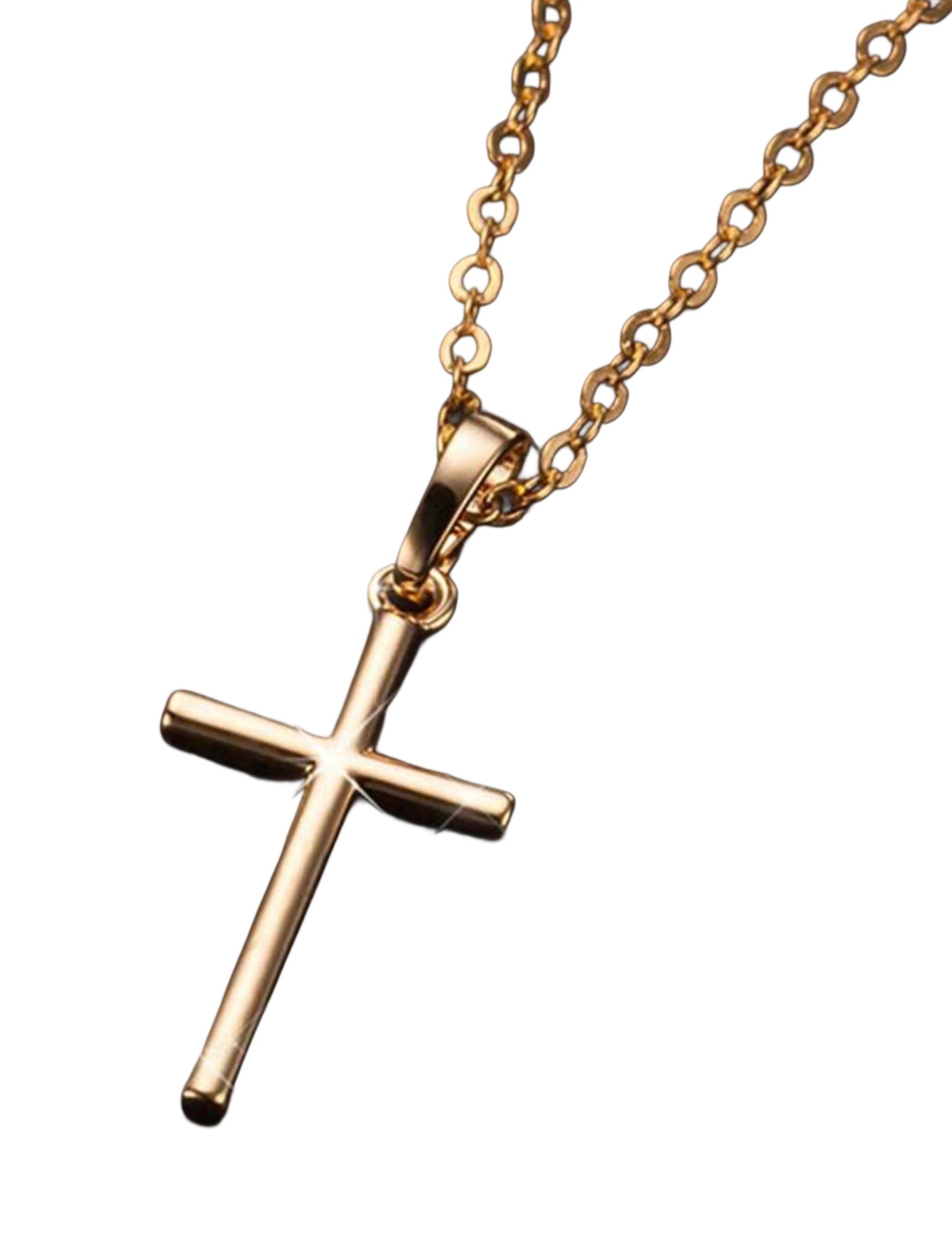 Hals Kette mit Kreuz Anhänger