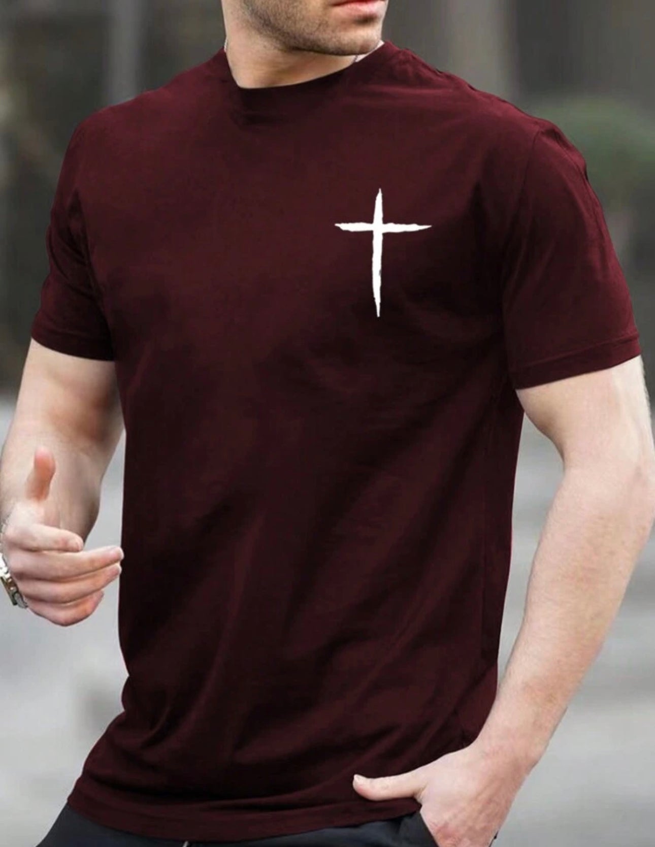 T-Shirt Kreuz Jesus