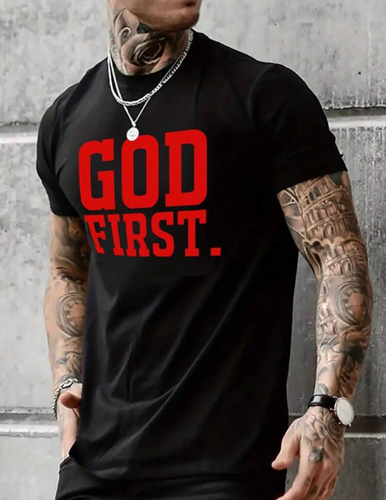 Тениска God First