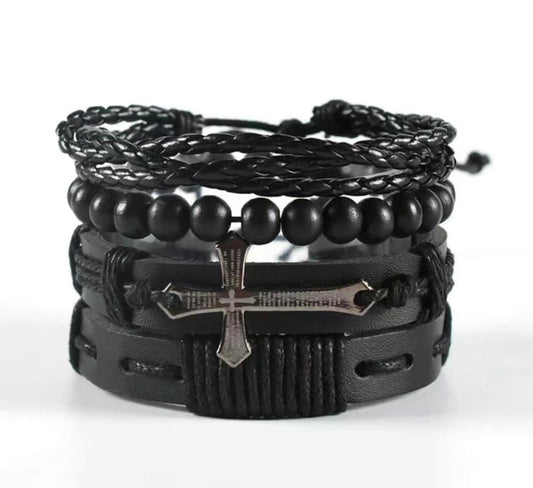 Rock Kreuz Armband