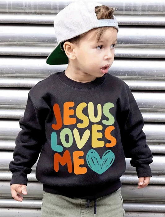 Jesus loves me Childrens Pullover