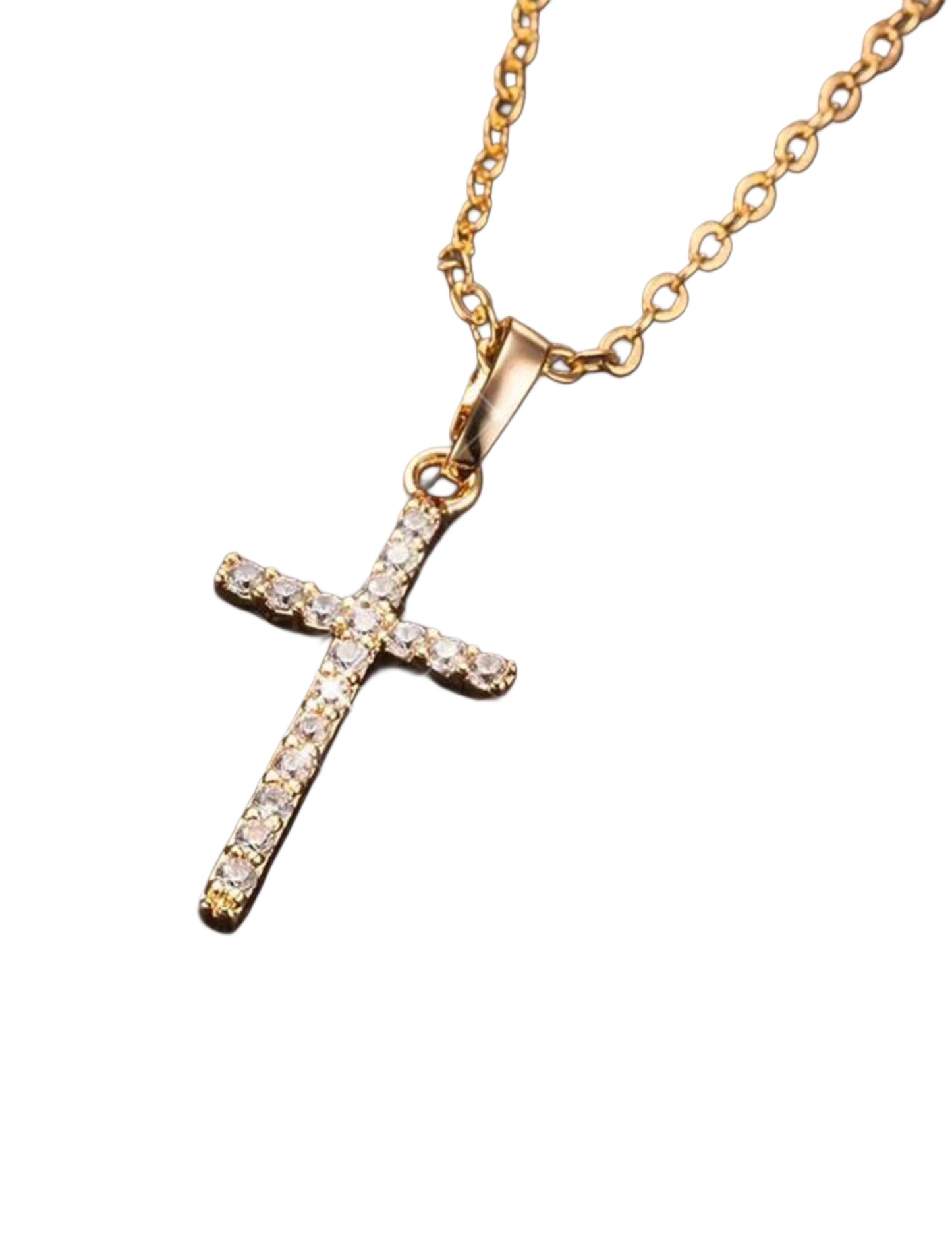 Hals Kette mit Kreuz Anhänger