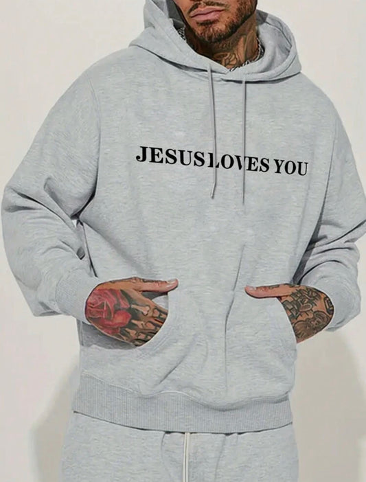 Alpha.Sweatshirts Jesus loves u