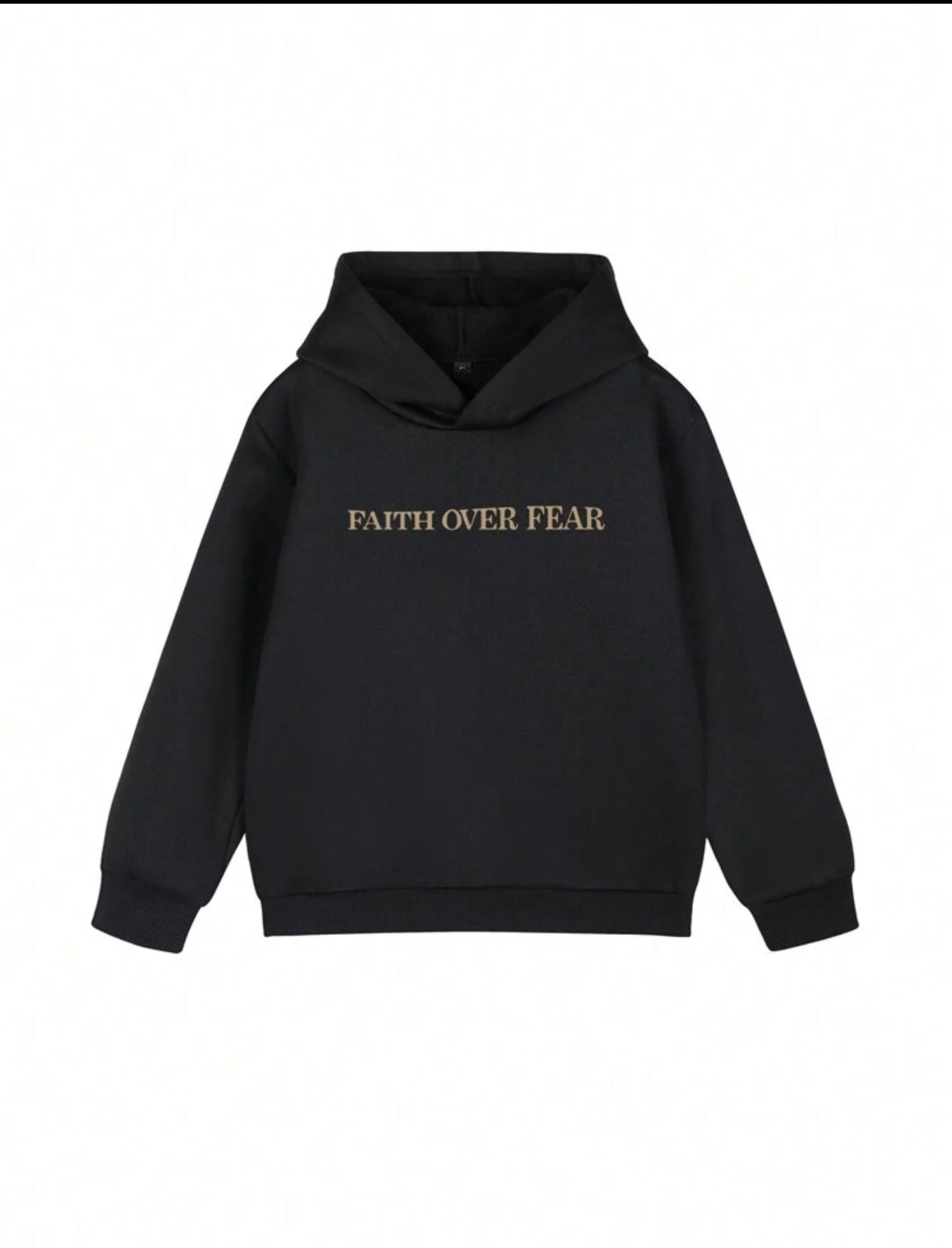 Faith Over Fear Kids Pullover