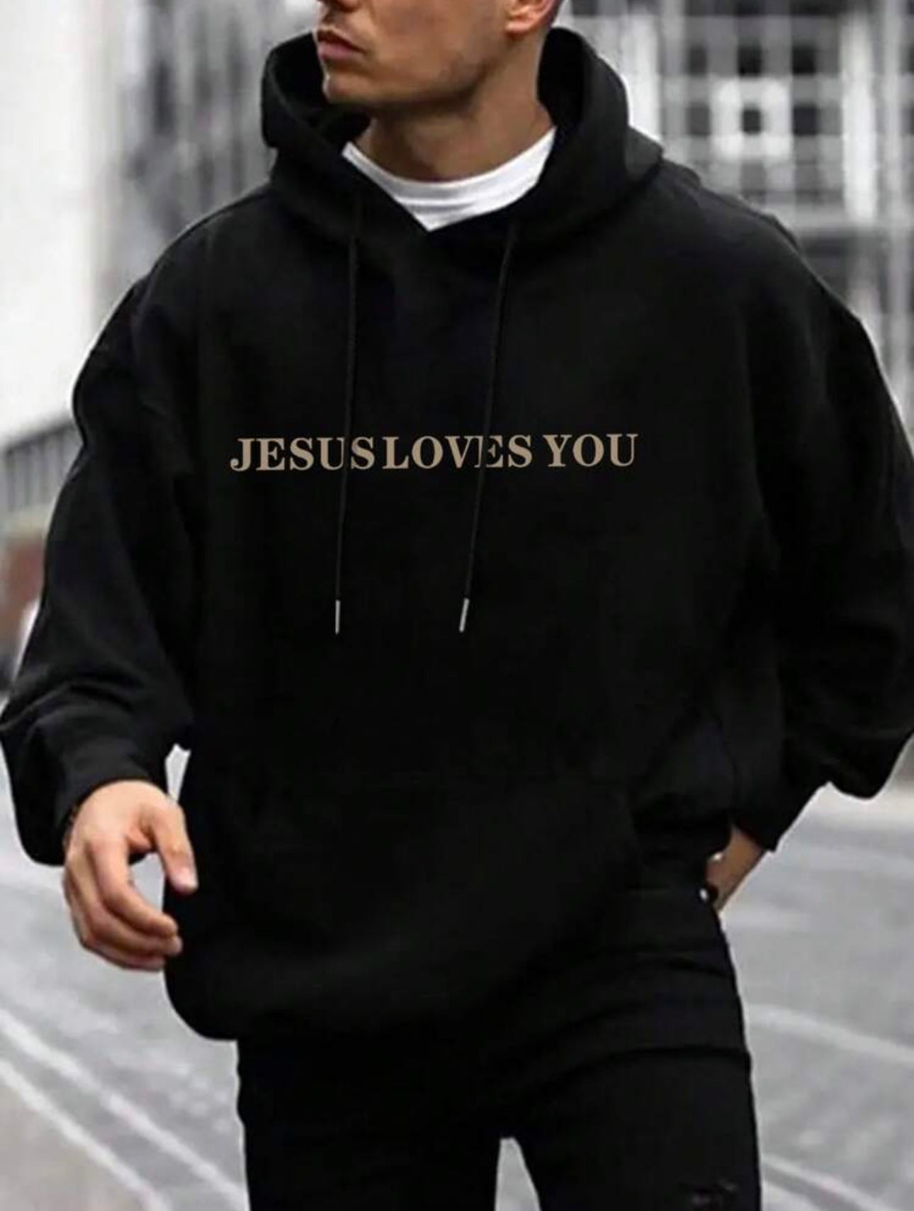 Alpha.Sweatshirts Jesus loves u